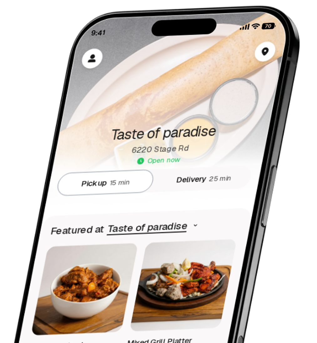 Taste of paradise app preview