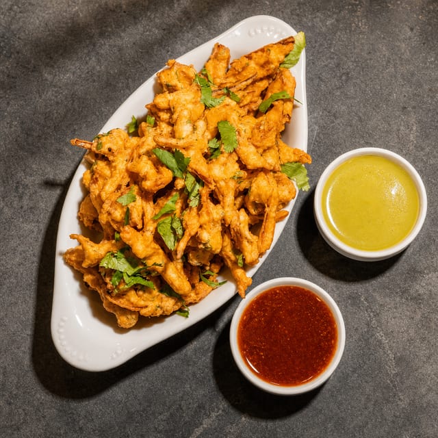 5.Spinach Pakora.