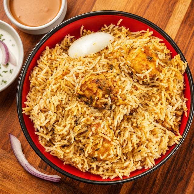 Shrimp Biryani.
